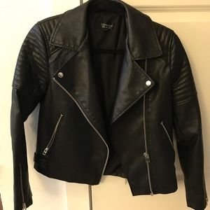 Topshop leather jacket